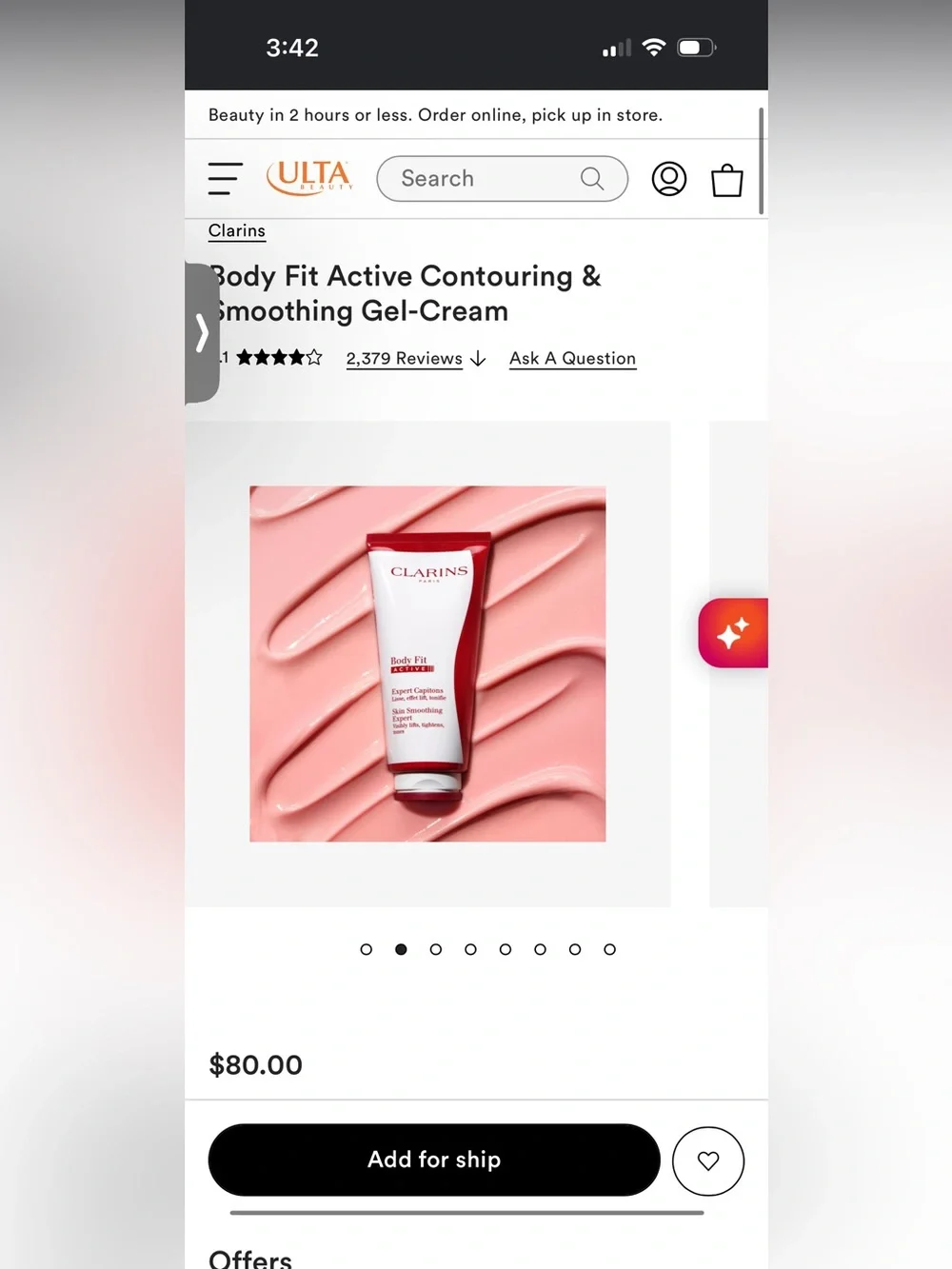 Clarins benefits visibly